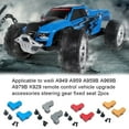 thumbnail image 4 of bedienty 2 Pieces Remote Control Car Model Controlled Vehicle Parts Servo Mount Fixed Bracket Simulation Metal Refitting A959 blue 1Set, 4 of 5