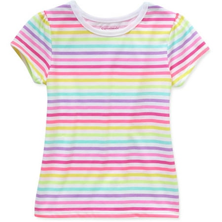 Baby Toddler Girl Basic Short Sleeve Tee - Walmart.com