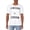 white, variant on Elevenparis Mens No Justice No Peace Graphic T-Shirt, White, Large