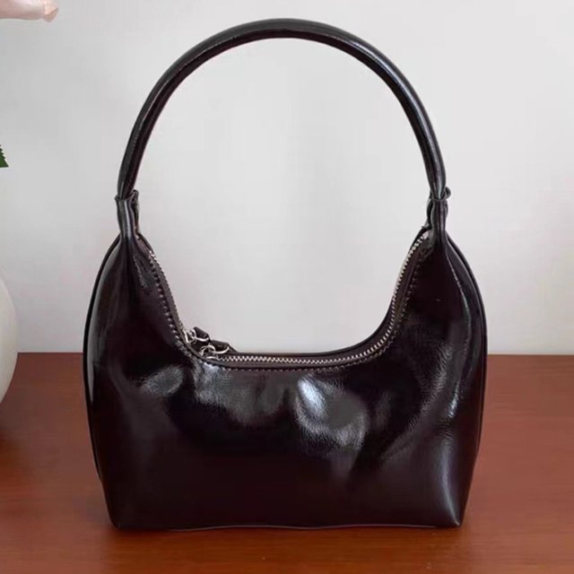 Bolso de axila para mujer, Bolso de mano de cuero PU Ins, Bolso de mano a la moda Y2K, Bolso de mano