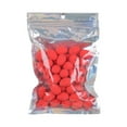 thumbnail image 4 of 50 mini huevos de Pascua artificiales, huevos de pájaro artificiales, adornos para cestas. rojo, 4 of 9