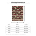 thumbnail image 4 of Throw Blanket for Couch Sofa and Bed, Modern Train Pattern Super Soft Plush Throw Blanket, Fuzzy Cuteness Comfy Warm Washable Flannel Blanket & Throws for All Season 40"x30", 4 of 5