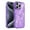 Purple, variant on ELEHOLD Magnetic Case For iPhone 15 Plus Glitter Sparking Clear Shockproof Rugged Cover, Anti-Yellowing, MagSafe Compatible, Slim & Lightweight - Clear