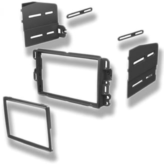 Single Din Dash Kit For Lincoln Town Car 1995-2002 - Stereo Installation Bezel With Pocket