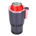 thumbnail image 4 of Car Cup Cooler Warmer Portable Heating Cooling Cup Holder Home Travel Use Rose Gold 12V, 4 of 7