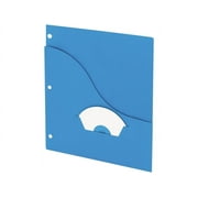 Pendaflex 32902 Essentials Slash Pocket Project Folders, Jacket, Letter, Blue, 25/Pack