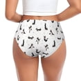 thumbnail image 3 of Womens Underwear Yoga dogs funny Boston terrier Cuteness No Show Seamless Underwear for Women, Soft Stretch Women's Panties, Hipster Ladies Panties Bikini Underwear Briefs, 3 of 6