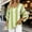 A213 Green, variant on Blouse for Women V Neck Three Quarter Bell Sleeve Casual Loose Fit Vertical Striped Print Flowy Chiffon Tunic Dressy Work Office Going Out Summer Spring Tops