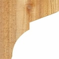thumbnail image 3 of 4"W x 8"D x 8"H Monterey Rough Sawn Corbel, Western Red Cedar, 3 of 9
