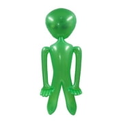 Giant 60 Inflatable Green Alien Swimming Pool Water Float Blow Up Toy Doll Party Favor Prop