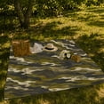 thumbnail image 7 of Layered Woodland Camouflage With Subtle Contour Lines, Soft Flannel Blanket with Textured Woodland Camouflage Print, Housewarming Gift and Home Decor for Bedroom and Living Room, 7 of 7