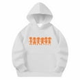 thumbnail image 5 of Spazoro Girls Hooded Sweatshirts, Long Sleeve Soft & Comfy Cute Print Fashion Fall Winter Tops for Girls White Size 9 T, 5 of 6