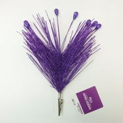 Mardi Gras Purple Spray Needle Clip