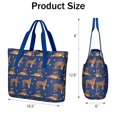 thumbnail image 3 of Tote Bag for Women - Cute Boxe Shoulder Bag - Large Utility Work Duffle Bag with Zipper Handbag for Travel, Work, Sprots, 3 of 5
