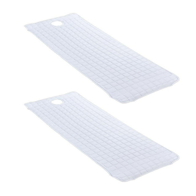 GUOOL Housse de Drap Épaissie pour Table de Massage de Spa, Coussin de Lit de Salon de Beauté, Matelas Respirant, Blanc