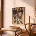 thumbnail image 2 of Vintage Vogue Styled Magazine Poster, Fashion Art, Beauty Catalogue Poster, Fashion Magazine Wall Art Print, Vogue Art Print, Dog Walking Size 24x36 Unframed Poster, 2 of 4