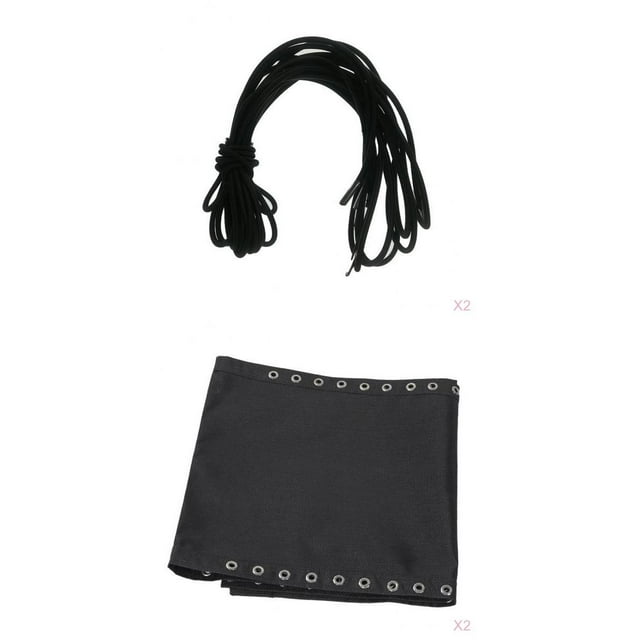 Paño de tela de repuesto Baoblaze duradero para tumbonas sillones reclinables de patio negro