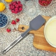 thumbnail image 6 of Farberware Pro Stainless Steel Spoon Spatula, Grey - 11.5 Inch Silicone Head for Sautéing, Scooping, Folding - Heat Resistant Kitchen Tool for Nonstick Cookware & Easy Cleaning, 6 of 6