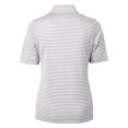 thumbnail image 3 of Women's Cutter & Buck  Gray South Florida Bulls DryTec Virtue Eco Pique Stripe Recycled Polo, 3 of 3