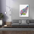 thumbnail image 4 of Epic Graffiti 'Single Feather' by Hello Angel, Giclee Canvas Wall Art, 40"x54", 4 of 8