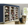 thumbnail image 2 of Martin Furniture Durham Three Rustic Open 8' Wood Bookcases, White, 2 of 6