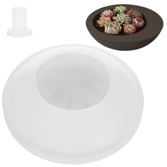 Flowerpot Silicone Mold, Concrete Planter Pot Molds, Flower Vase Silicone Molds for DIY Homemade Succulent Planters Gardening Pots