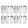 thumbnail image 4 of SHISUYAN 12 Pcs Douille de Tringle de Garde-Robe Bride de Garde-Robe en Fer Support de Tringle de Garde-Robe, 4 of 6