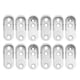 thumbnail image 3 of 12 piezas de soporte para barra de armario, soporte para extremo de varilla, brida para tubería de armario, 3 of 7