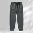 thumbnail image 2 of Mens Baggy Sweatpants Lined Jogger Pants Relaxed Fit Spring Fall Casual Running Streetwear Trousers Grey XL, 2 of 3