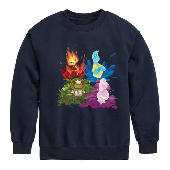 Elemental - Group Graphic - Toddler & Youth Crewneck Fleece Sweatshirt