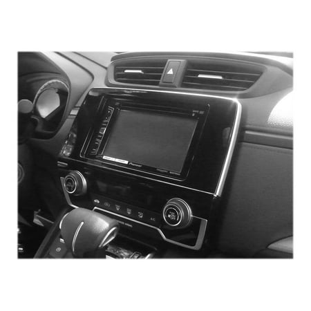 Metra - Dash Kit for Honda CR-V LX 2017 and Up Vehicles - High-Gloss Black And Silver