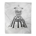 thumbnail image 1 of JSDART Couverture en Flanelle Robe de Mariée Lettrage Bienvenue à Notre Après Heureuse Douce pour Lit Canapé et Sofa 50x60 Pouces, 1 of 1