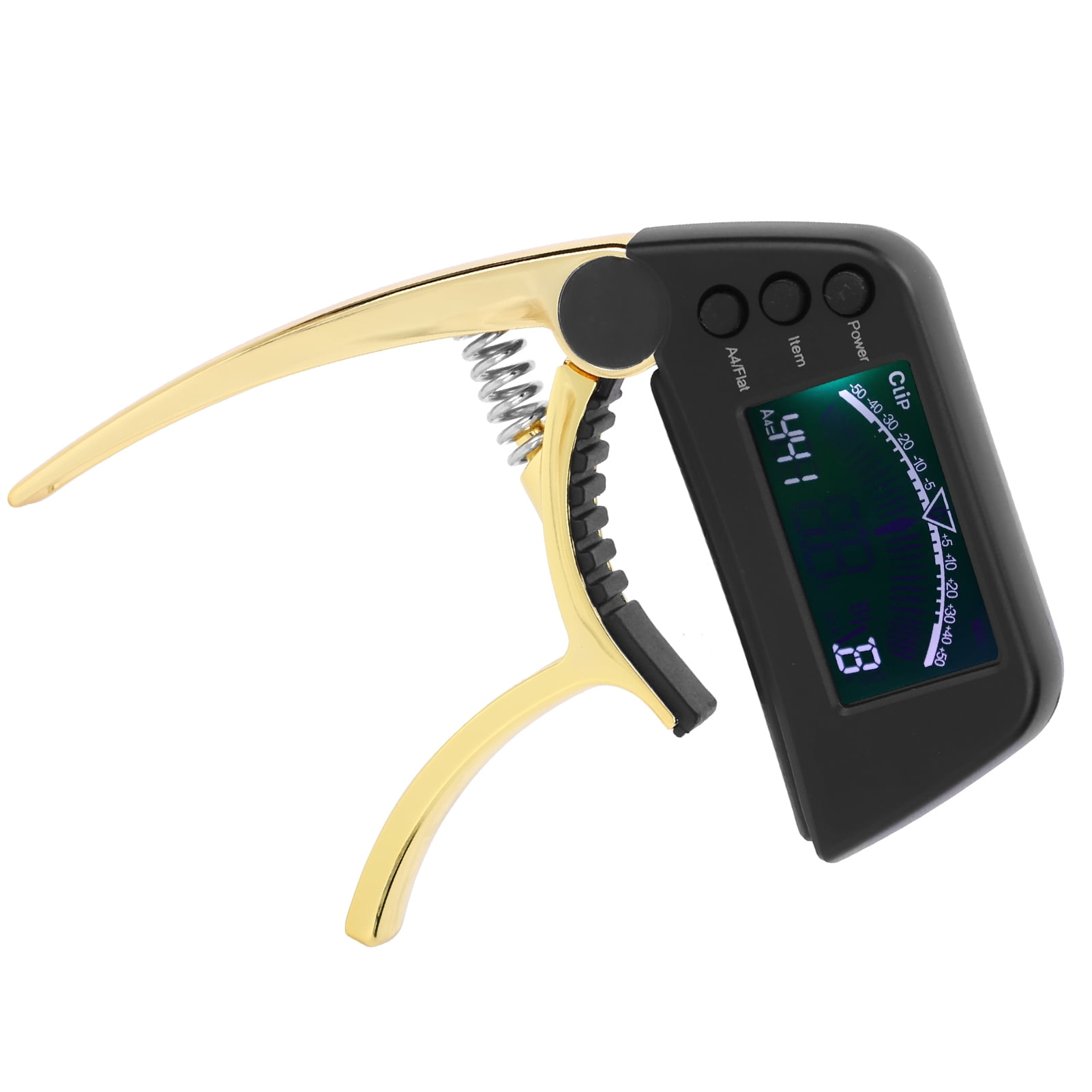 2,in,1 Guitar Capo Tuner w/ LCD, Precise Tuning for Acoustic  Electric Guitars