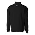 thumbnail image 3 of Men's Cutter & Buck Black Nashville Sounds Traverse Stretch Quarter-Zip Pullover Top, 3 of 3