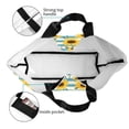 thumbnail image 4 of Fotbe White Blue Striped Sunflower Bolsa Tote Estética de Lona con Estampado para Mujer - Bolsa Reutilizable de Hombro Casual para Vacaciones, Compras, Trabajo y Gimnasio, 4 of 8