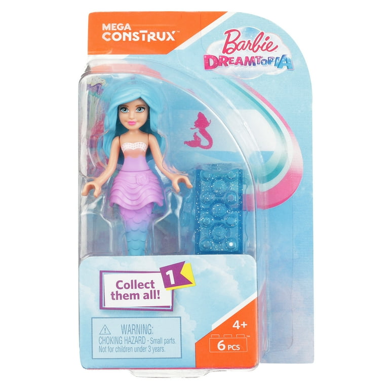 Mega Bloks Barbie Dreamtopia Sweetville Mermaid Barbie Walmart