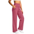 thumbnail image 2 of CQONEPT Leggings for Women High Stretch Wide Leg Yoga Pants Trendy Soft Comfy High Waisted Casual Fall Fashion Pants with Pockets, 2 of 7