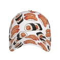 thumbnail image 2 of Daiia Sushi Roll Baseball Cap Men Women Classic Adjustable For Running Workout And Outdoor Activitie All Season Dad Hat Gift, 2 of 9