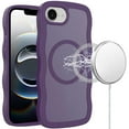 thumbnail image 2 of XPM for Apple iPhone 16e Phone Case, Grip Hand Magnetic Hybrid Case Shockproof Protection Matte Skin Rubber TPU + PC Cover for Apple iPhone 16 E (6.1") (Purple), 2 of 9