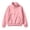 Pink, variant on Women's Fleece Quarter Zip Sweatshirts Mock Neck Long Sleeve Pullover Tops Comfort Oversized Hoodies Casual Trendy Shirts sudaderas para mujer Light Ashy S