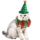 thumbnail image 1 of Gorro navideño, babero, traje, gorro para gato, accesorios para collar, 1 of 6