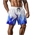 thumbnail image 6 of Ofertas en iluminación DDAPJ pyju Men's Drawstring Swim Trunks Novelty 3D Graphic Printed Beach Board Shorts Quick Dry Bathing Suits Short Pants with Pockets Blue M, 6 of 9