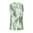 thumbnail image 5 of Camiseta sin mangas de cuello redondo para hombre, ropa deportiva para el hogar, pijamas, camiseta de color liso, blusa deportiva de poliéster para hombre, 5 of 5