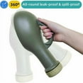 thumbnail image 2 of Urinario para hombres y mujeres Orinal portátil Orinal unisex para cama y viaje en automóvil Tienda de campaña - Botella de orina de plástico portátil con tapa y embudo para niños, adultos y personas, 2 of 5