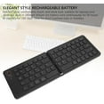 thumbnail image 3 of MYKOMI Foldable Bluetooth Keyboard, Portable Cordless Keyboard with Stand Holder, Rechargeable 67 Keys Ultra Slim Keyboard, Compatible with Phone Tablet Laptop, 3 of 9
