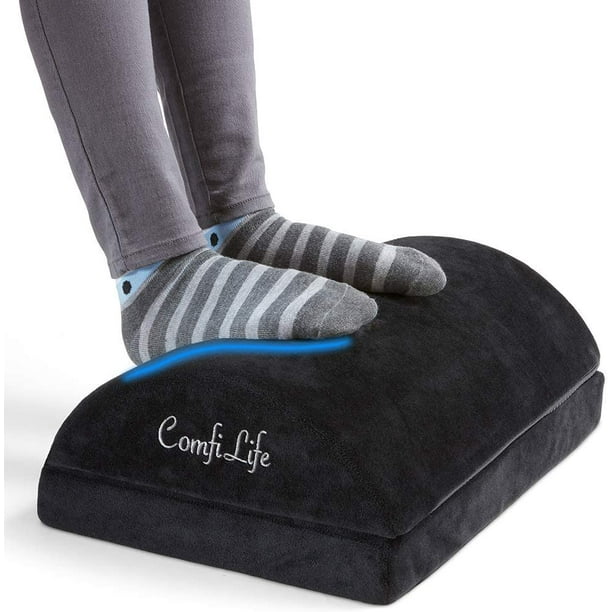 ComfiLife Foot Rest For Under Desk At Work Adjustable Memory Fo