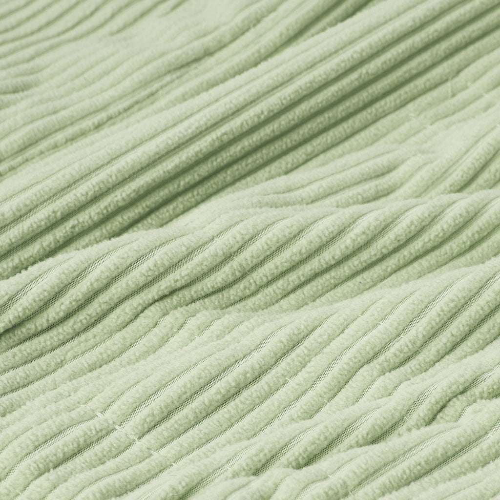 Beautyrest Electric Micro Fleece Heated Solid Blanket, King, Green