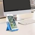thumbnail image 7 of Cell Phone Multi-Angle Stand Holder Mount Cradle Organizer Charger Station Tablet Desktop Bed Office School Kitchen Travel Foldable Portable Adjustable Universal Smartphones, 7 of 7