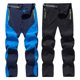 thumbnail image 3 of Pantalones de secado rápido, pantalones de carga de una sola capa para hombres, pantalones elásticos finos para deportes al aire libre, montañismo, primavera y verano, para mujer, talla grande, 3 of 5