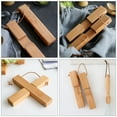 thumbnail image 3 of PTOOTP Hot Pan Mat Wooden Heat Resistant Light Brown Simple Design 1 Set, 3 of 8